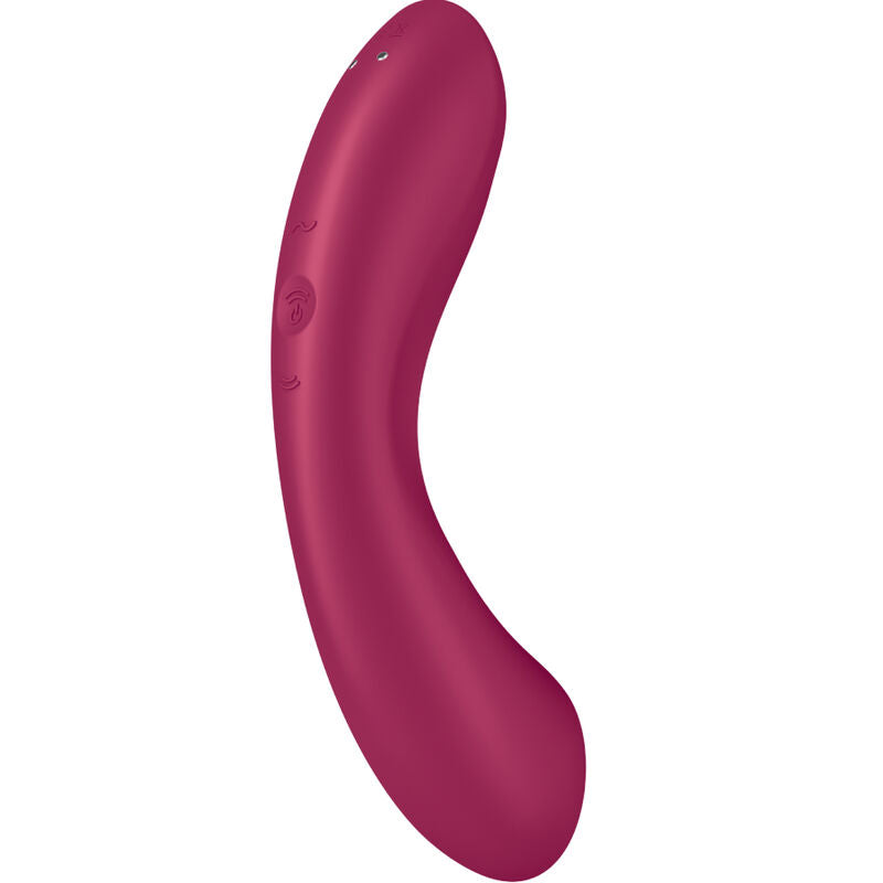 SATISFYER - CURVE TRINITY 1 AIR PULSE VIBRATION GREY - 3