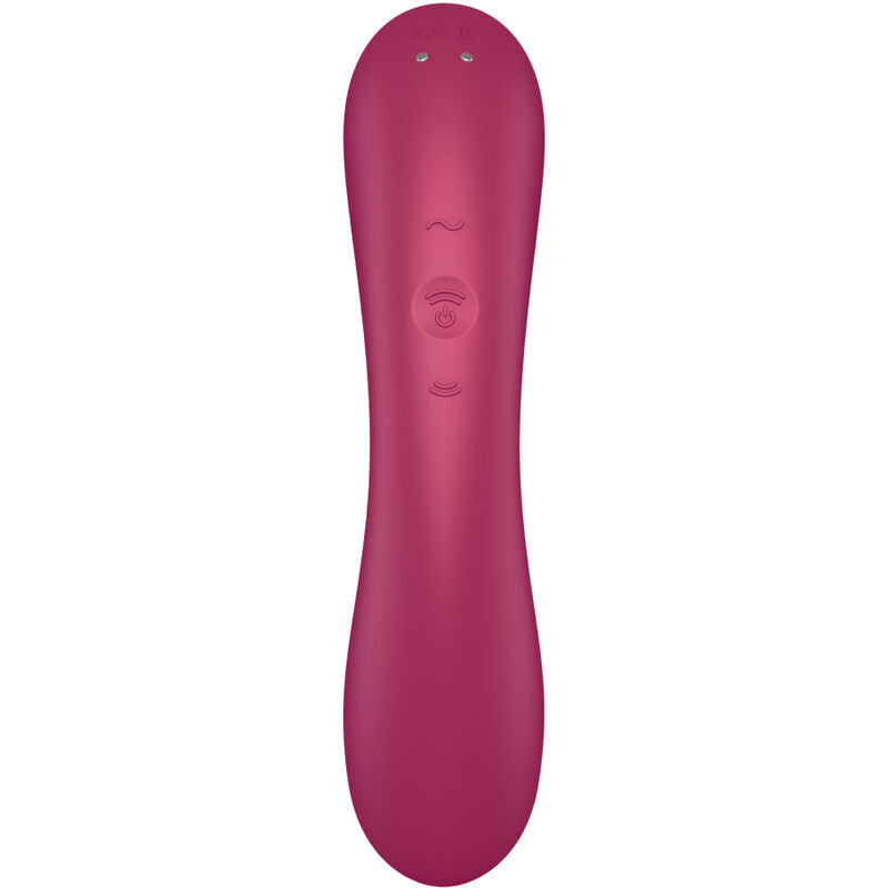 SATISFYER - CURVE TRINITY 1 AIR PULSE VIBRATION GREY - 4