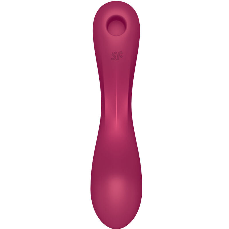 SATISFYER - CURVE TRINITY 1 AIR PULSE VIBRATION GREY - 7