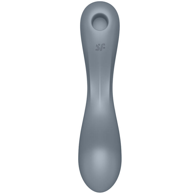 SATISFYER - CURVE TRINITY 1 AIR PULSE VIBRATION GREY - RED - 14