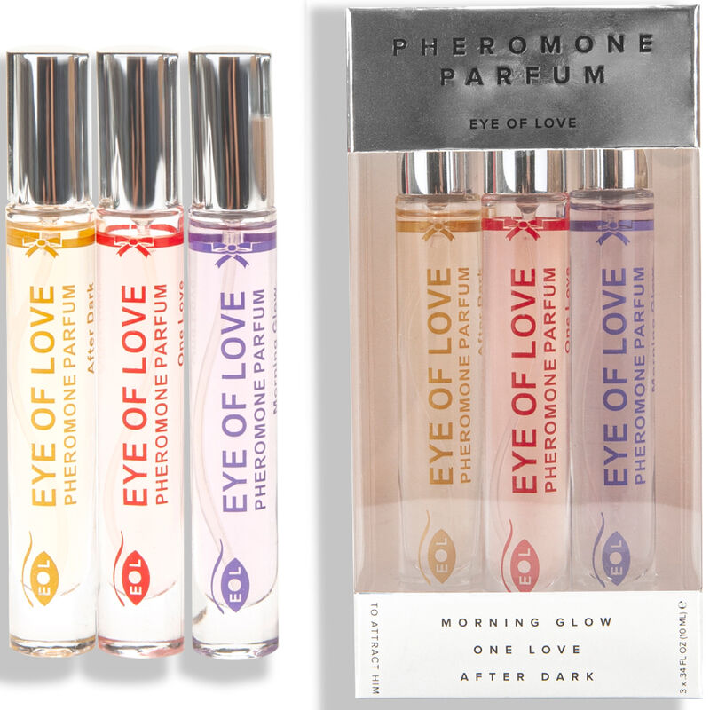 EYE OF LOVE - EOL PHR PARFUM 10 ML SET/3 - MORNING GLOW, ONE LOVE, AFTER DARK - 3