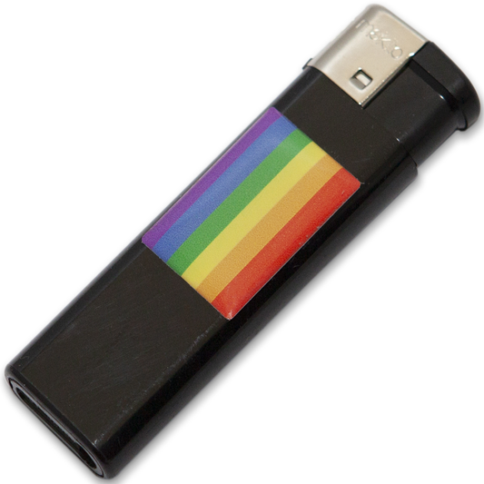 PRIDE - LIGHTER BLACK WITH LGBT FLAG - 1