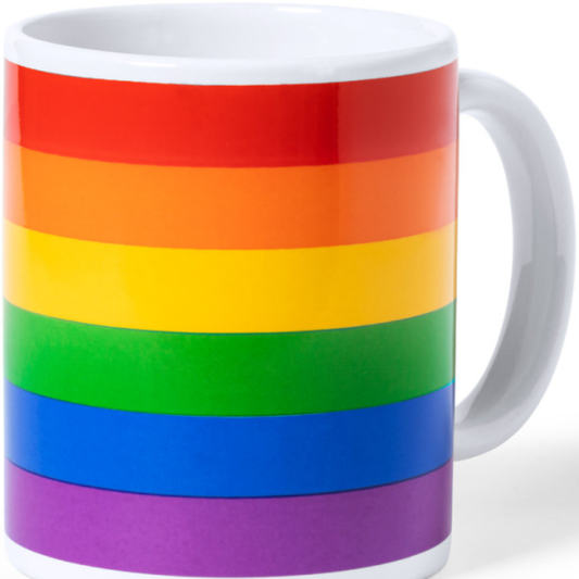 PRIDE - LGBT FLAG CUP IN INDIVIDUAL BOX KRAFT /en/pt/en/fr/it/ - 1
