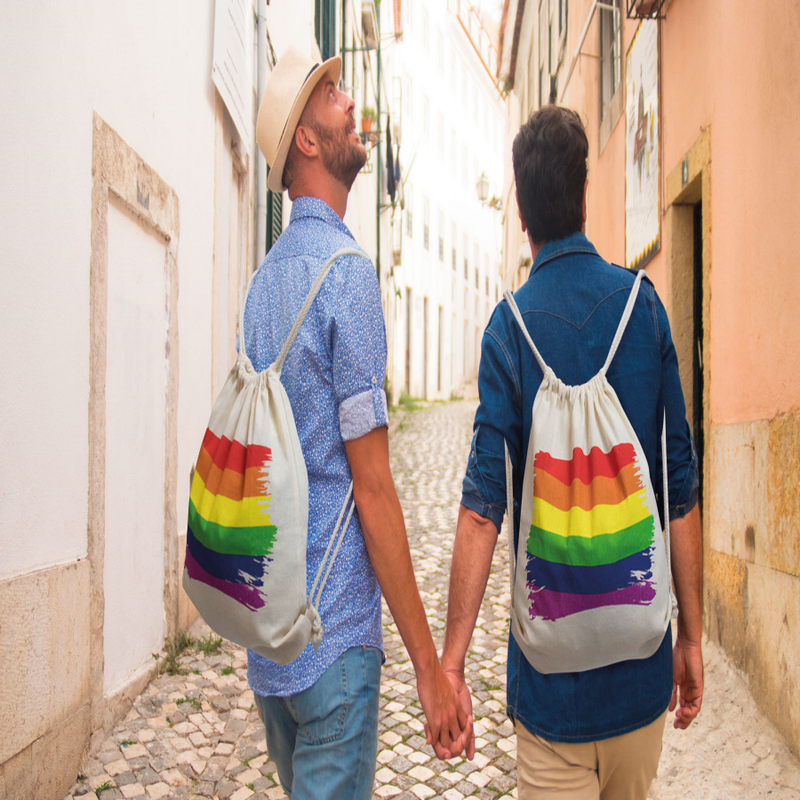 PRIDE - COTTON LGBT FLAG BACKPACK - 2