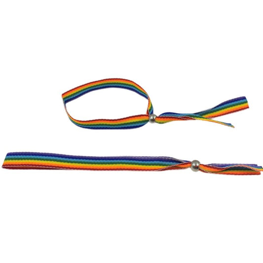 PRIDE - LGBT FLAG SILVER BALL BRACELET - 1