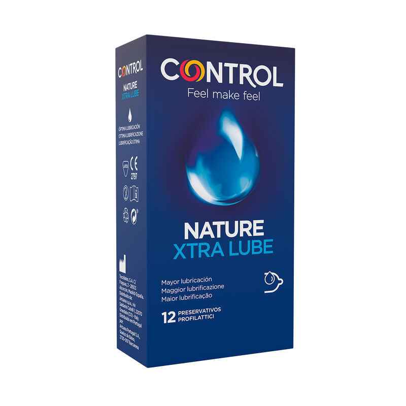 CONTROL - ADAPTA NATURE EXTRALUBE CONDOMS 12 UNITS - Secretroomsexyshop