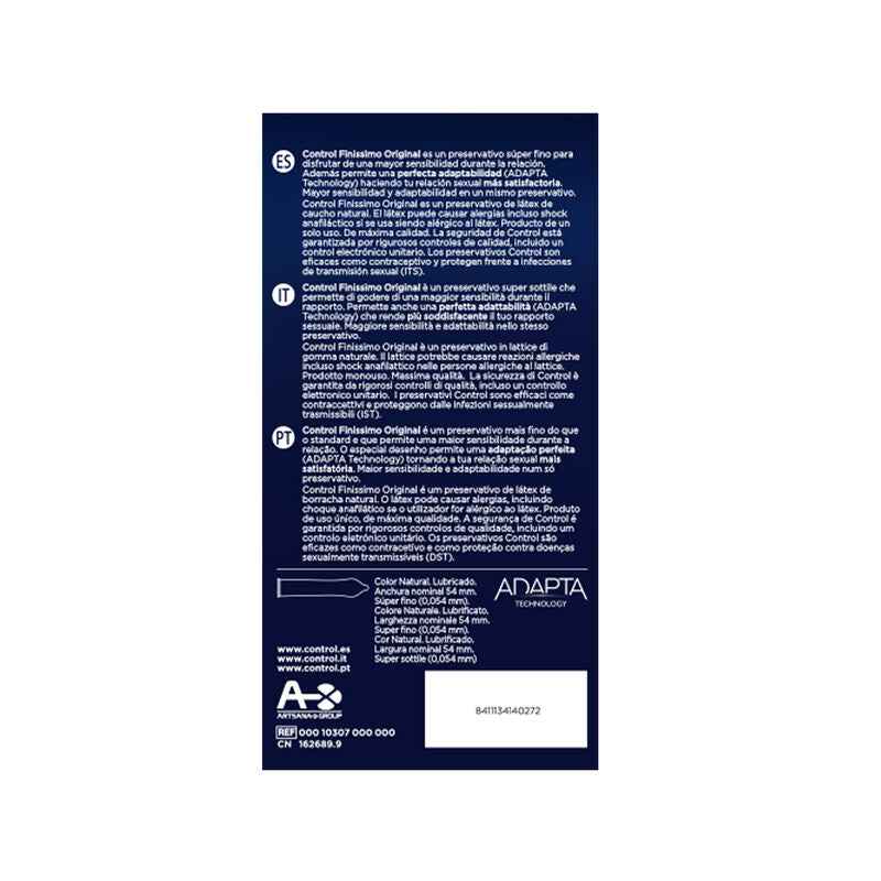CONTROL - FINISSIMO CONDOMS 24 UNITS - Secretroomsexyshop
