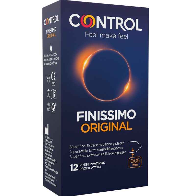 CONTROL - FINISSIMO CONDOMS 12 UNITS - Secretroomsexyshop