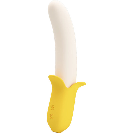 PRETTY LOVE - BANANA GEEK SUPER POWER 7 VIBRATIONS UP&DOWN SILICONE BLACK - 1
