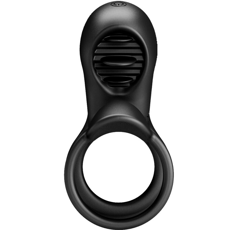 PRETTY LOVE - JAMMY PENIS SHEATH 12 VIBRATIONS WITH RECHARGEABLE SILICONE TONGUE - 6