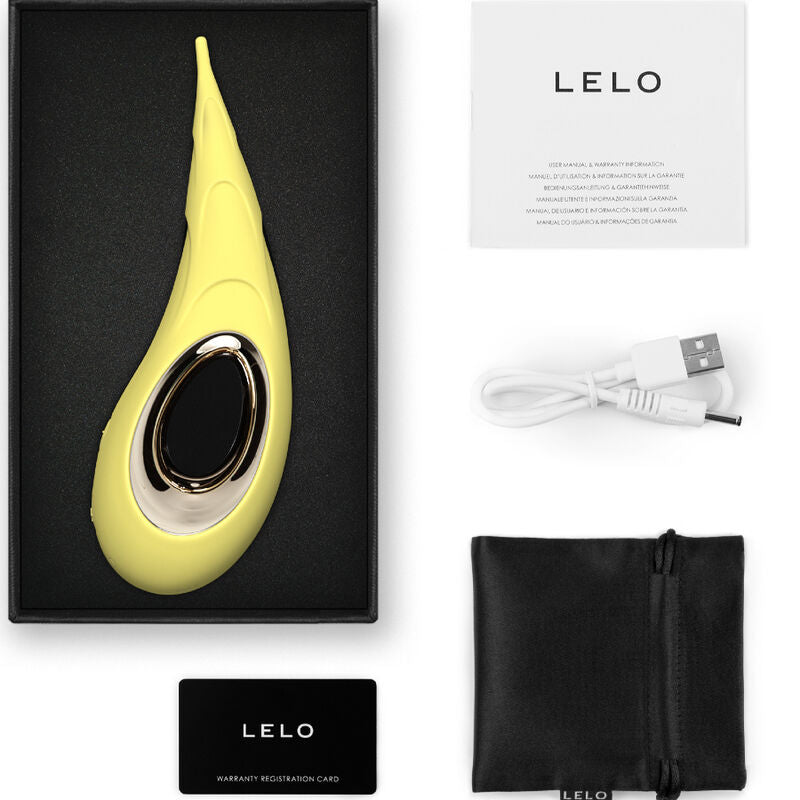 LELO - DOT CRUISE CLITORIS STIMULATOR OCHER ORANGE - YELLOW - 5