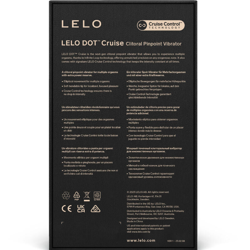 LELO - DOT CRUISE CLITORIS STIMULATOR OCHER ORANGE - YELLOW - 7