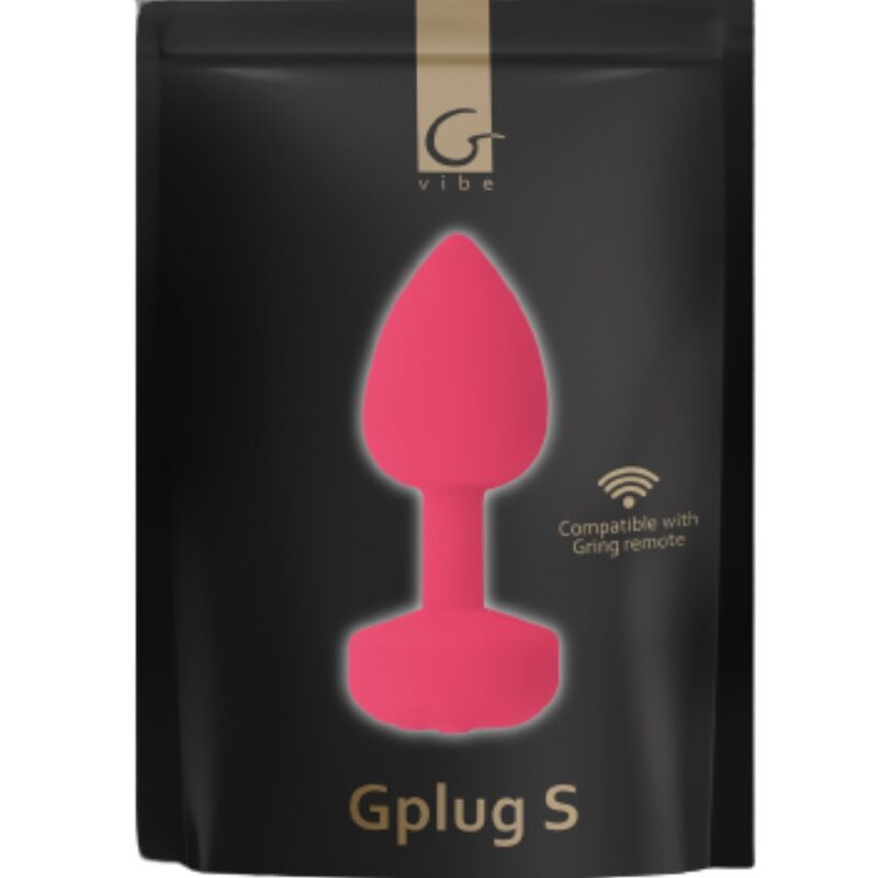 G-VIBE - FUNTOYS GPLUG VIBRATORE ANALE RICARICABILE PICCOLO ROSA NEON 3CM - Secretroomsexyshop