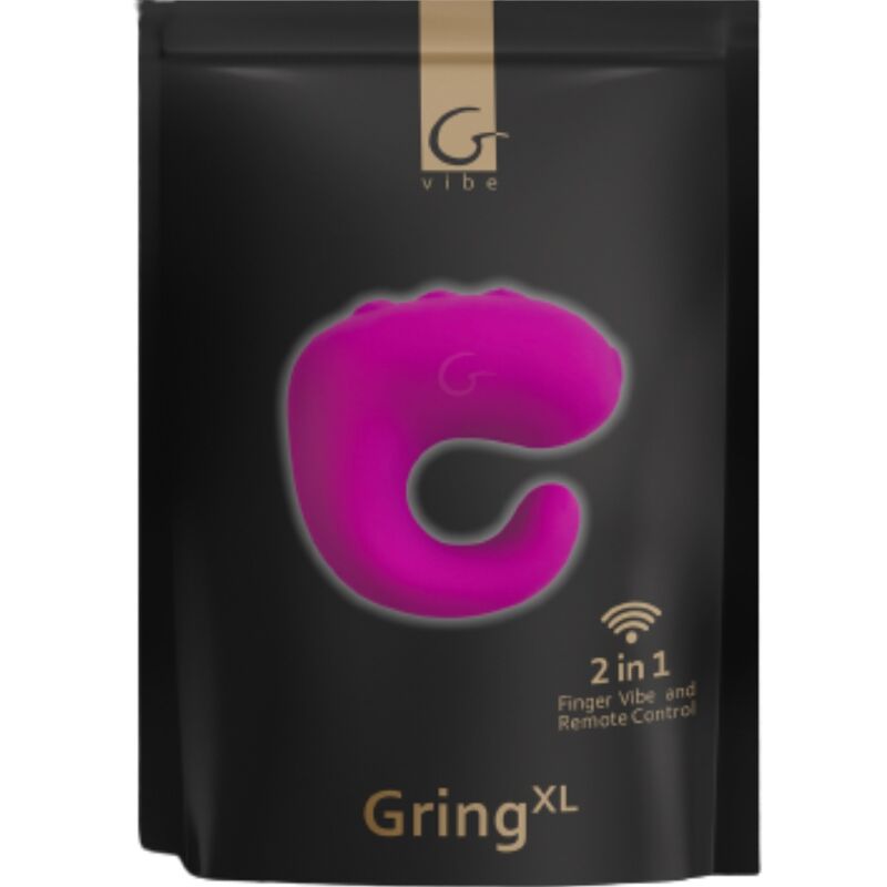 G-VIBE - FUN TOYS GRING ANNEAU VIBRATEUR XL FRAMBOISE DOUCE