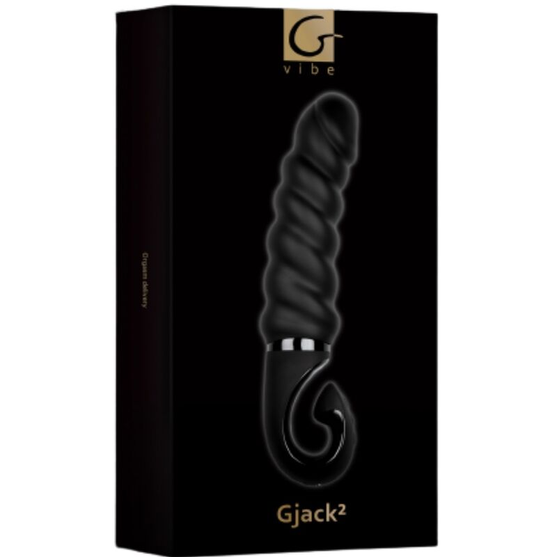 G-VIBE - G-JACK 2 - BLACK VIBRATING DILDO - 1