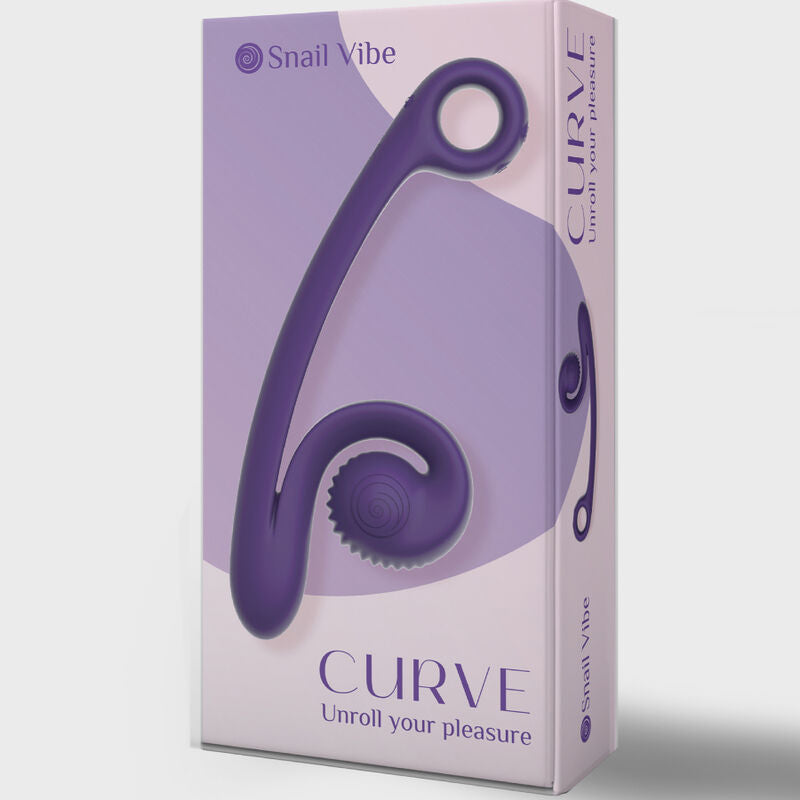 SNAIL VIBE - CURVE VIBRATOR PEACH - PINK - 6