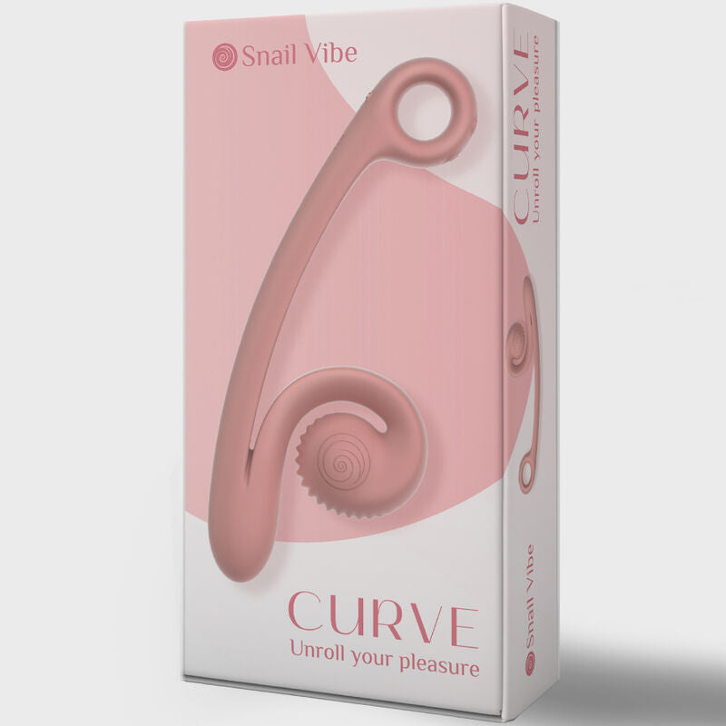 SNAIL VIBE - CURVE VIBRATOR PEACH - MORADO - 13