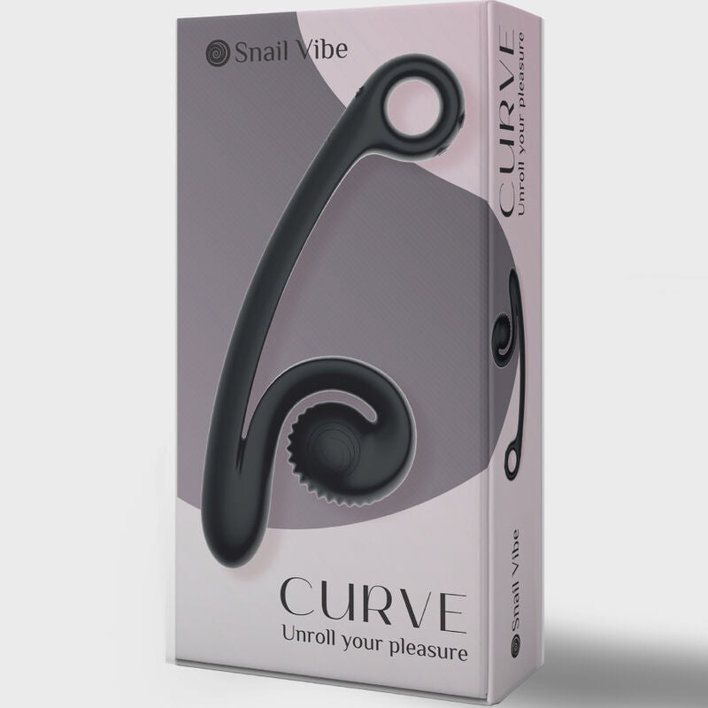SNAIL VIBE - CURVE VIBRATOR BLACK - 3