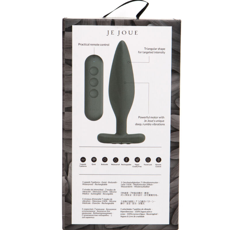 JE JOUE - EGON PLUG ANAL VIBRATOR BLACK - 2