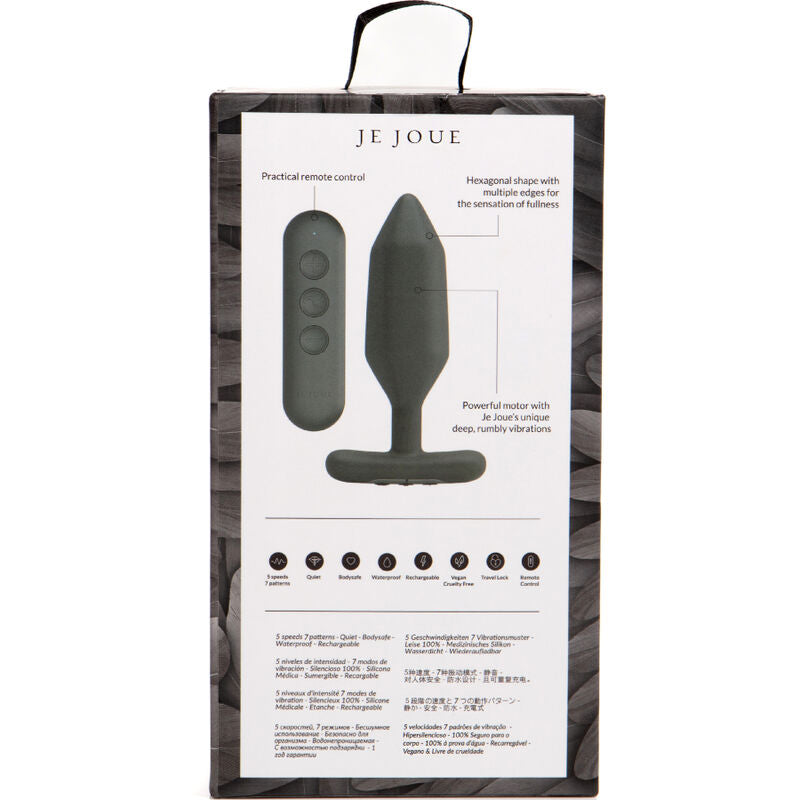 JE JOUE - ONYX ANAL PLUG VIBRATOR BLACK - 2