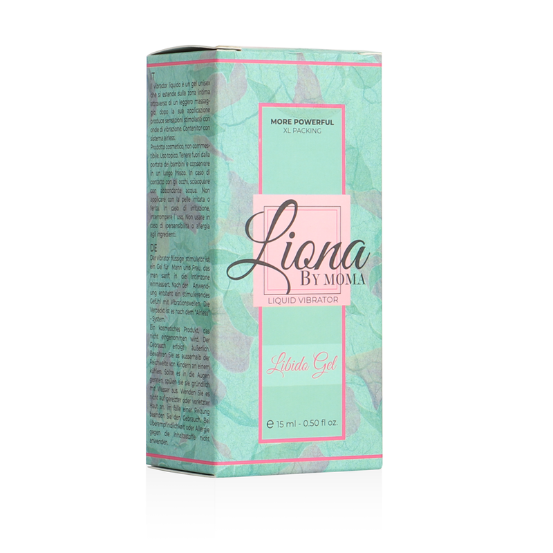LIONA BY MOMA - LIQUID VIBRATOR LIBIDO GEL 15 ML - 4