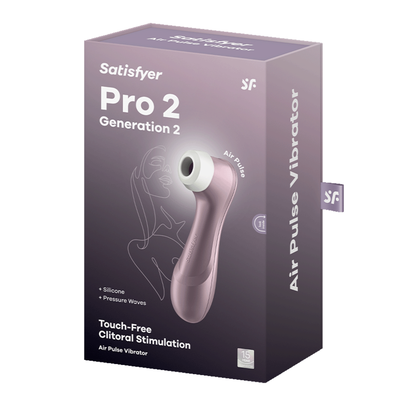 SATISFYER - PRO 2 AIR PULSE STIMULATOR BLUE - 1
