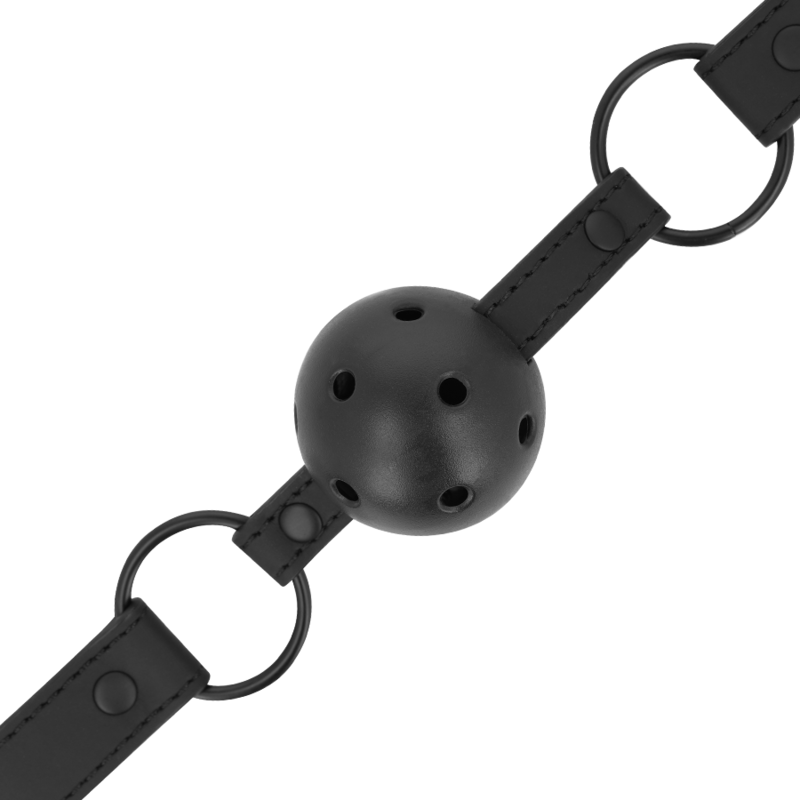 INTENSE - FETISH VEGAN LEATHER BALL GAG - 3