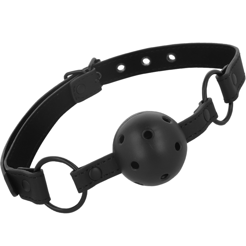 INTENSE - FETISH VEGAN LEATHER BALL GAG - 4