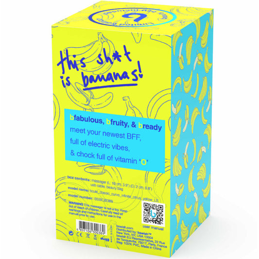 B SWISH - BCUTE CURVE INFINITE CLASSIC LIMITED EDITION RECHARGEABLE SILICONE VIBRATOR YELLOW - 1