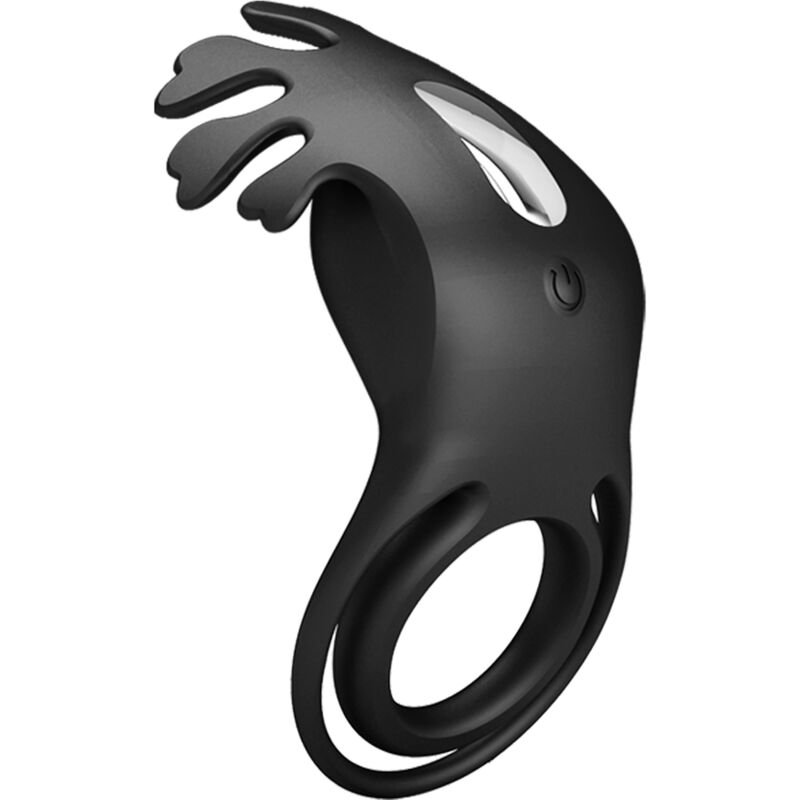 PRETTY LOVE - RUBEN VIBRATOR RING 7 VIBRATIONS BLACK SILICONE - 4