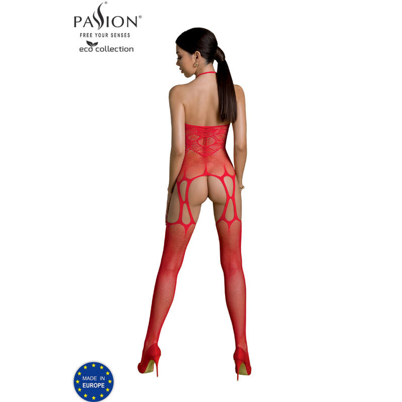 PASSION - ECO COLLECTION BODYSTOCKING ECO BS002 WHITE - 1