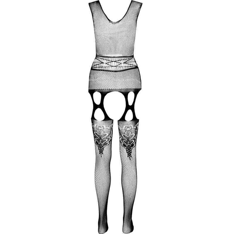 PASSION - ECO COLLECTION BODYSTOCKING ECO BS014 BLACK - 3
