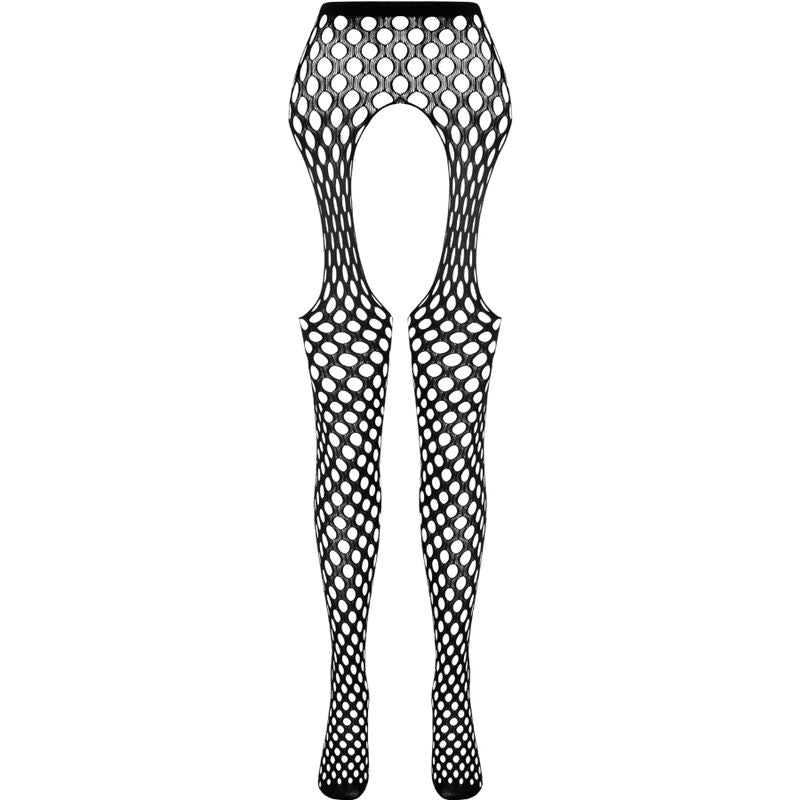 PASSION - ECO COLLECTION BODYSTOCKING ECO S003 BLACK - WHITE - 12