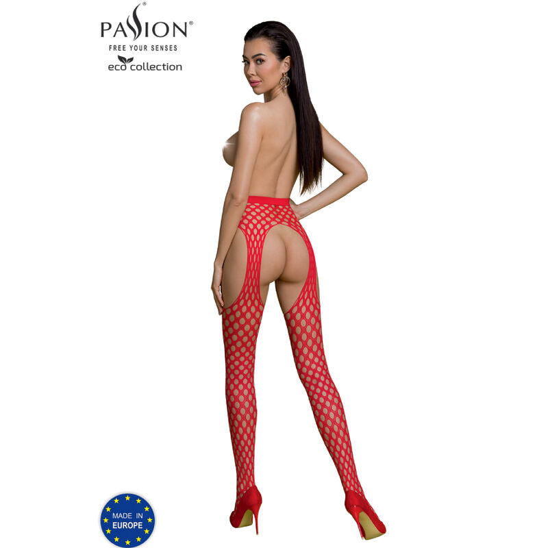 PASSION - ECO COLLECTION BODYSTOCKING ECO S003 BLACK - 1