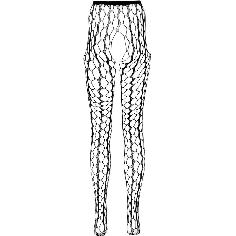 PASSION - ECO COLLECTION BODYSTOCKING ECO S007 BLACK - RED - 8