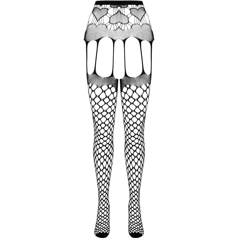 PASSION - ECO COLLECTION BODYSTOCKING ECO S009 BLACK - 4