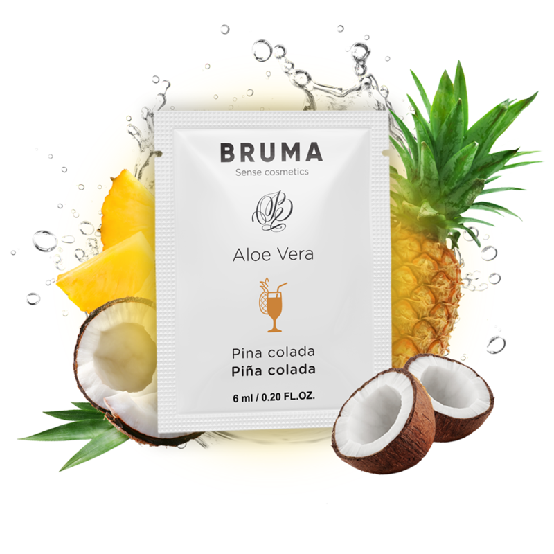 BRUMA - 6 ML DESLIZING GEL WITH ALOE VERA PIÑA COLADA TASTE