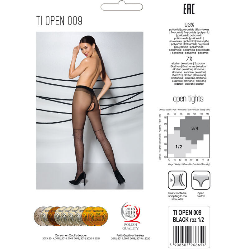 PASSION - TIOPEN 009 BLACK TIGHTS 3/4 20 DEN - 3
