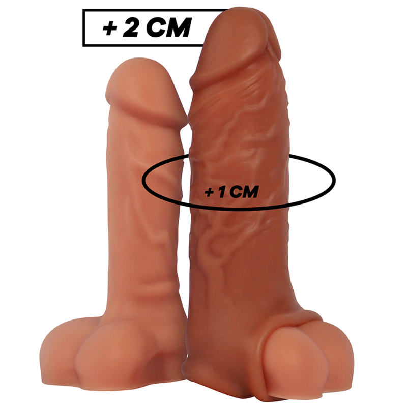 VIRILXL - LIQUID SILICONE V9 BROWN PENIS EXTENSION - 9