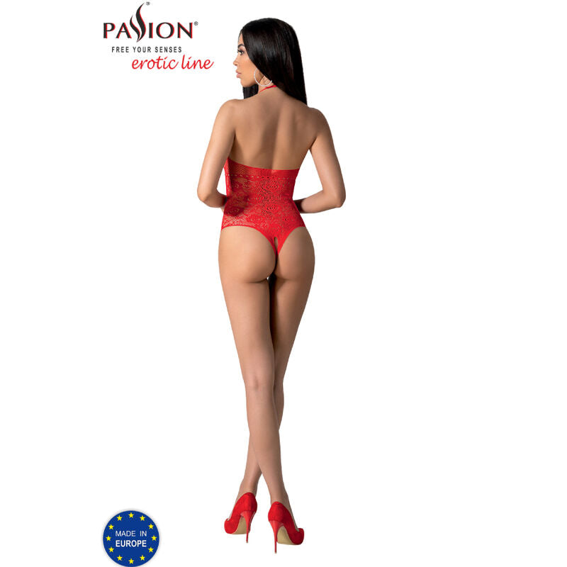 PASSION - BS094 RED BODYSTOCKING ONE SIZE - BLACK - 11