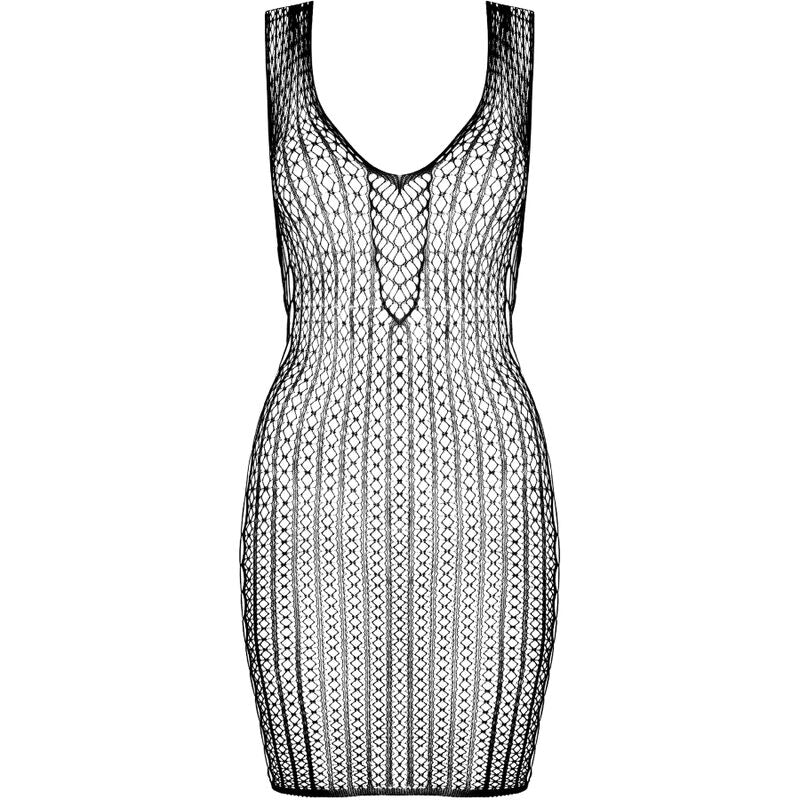 PASSION - BS097 WHITE BODYSTOCKING ONE SIZE - 4