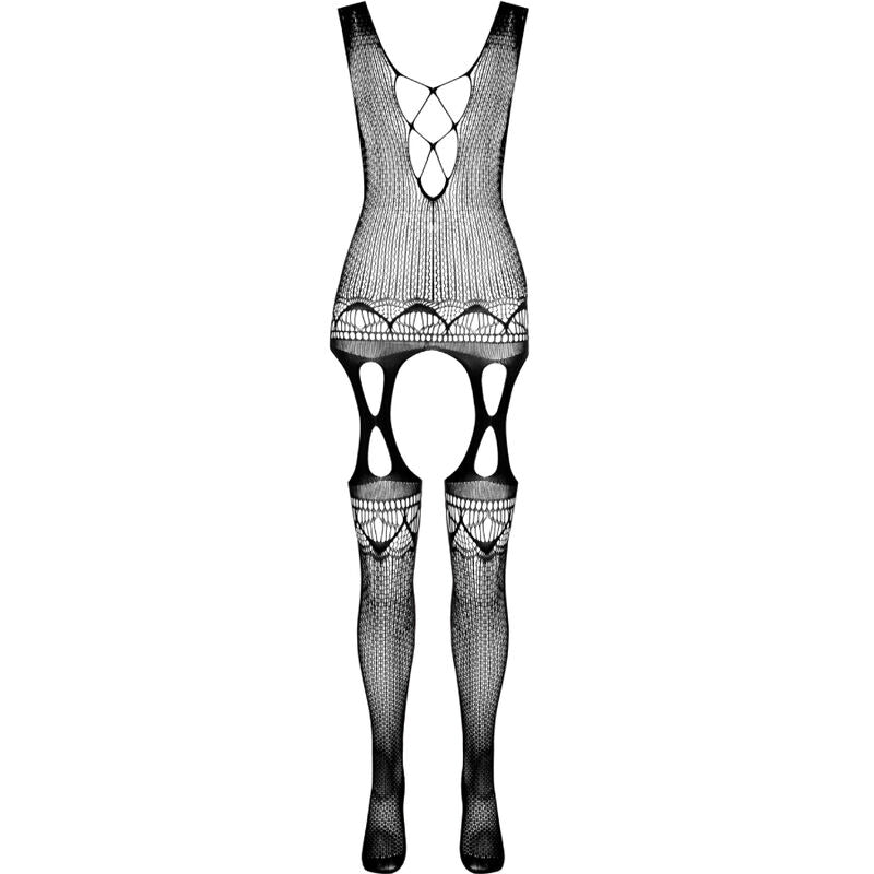 PASSION - BS099 WHITE BODYSTOCKING ONE SIZE - 2