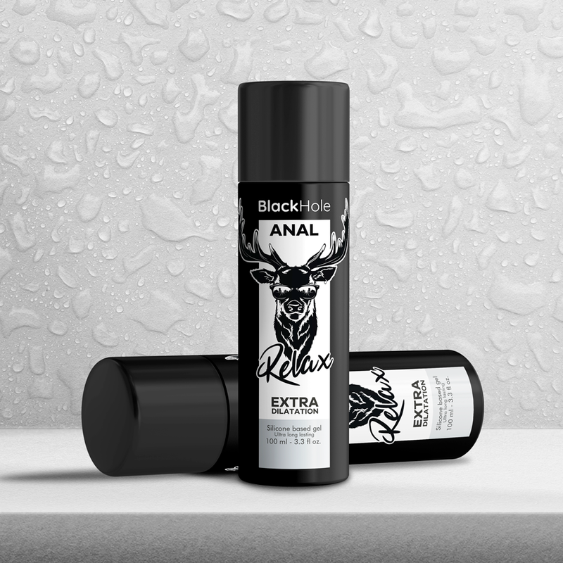 BLACK HOLE - GEL SILICONE BASE ANAL DILATION 100 ML - 4