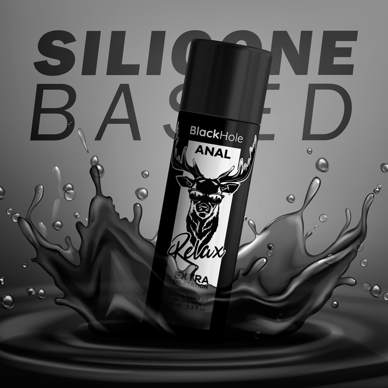 BLACK HOLE - GEL SILICONE BASE ANAL DILATION 100 ML - 2