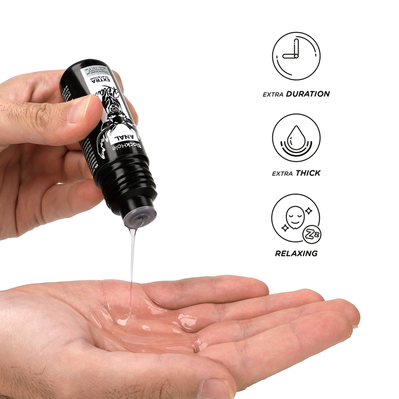 BLACK HOLE - GEL SILICONE BASE ANAL DILATION 30 ML - 3