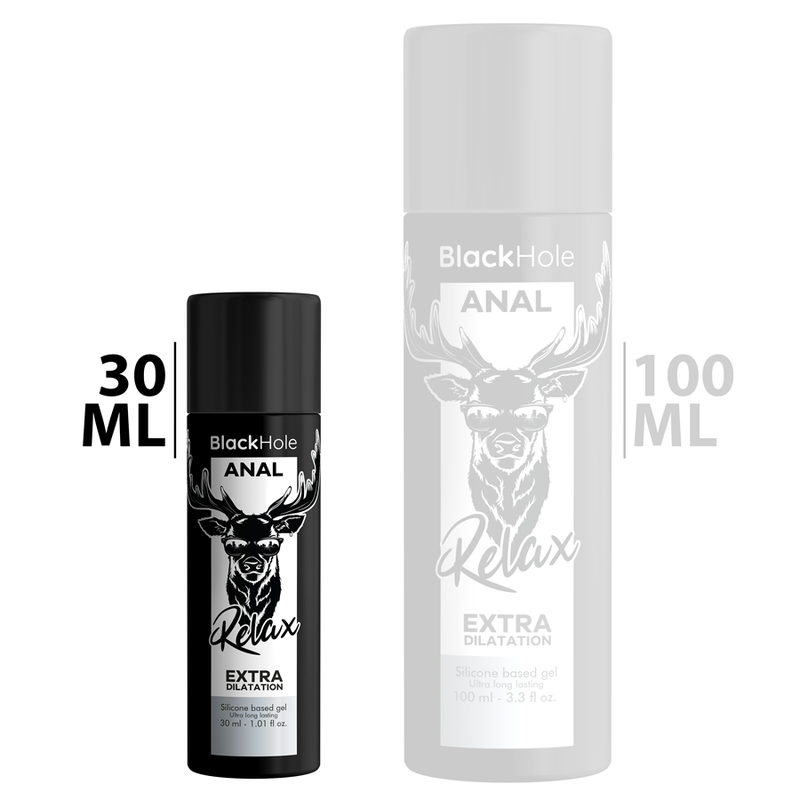 BLACK HOLE - GEL SILICONE BASE ANAL DILATION 30 ML - 2