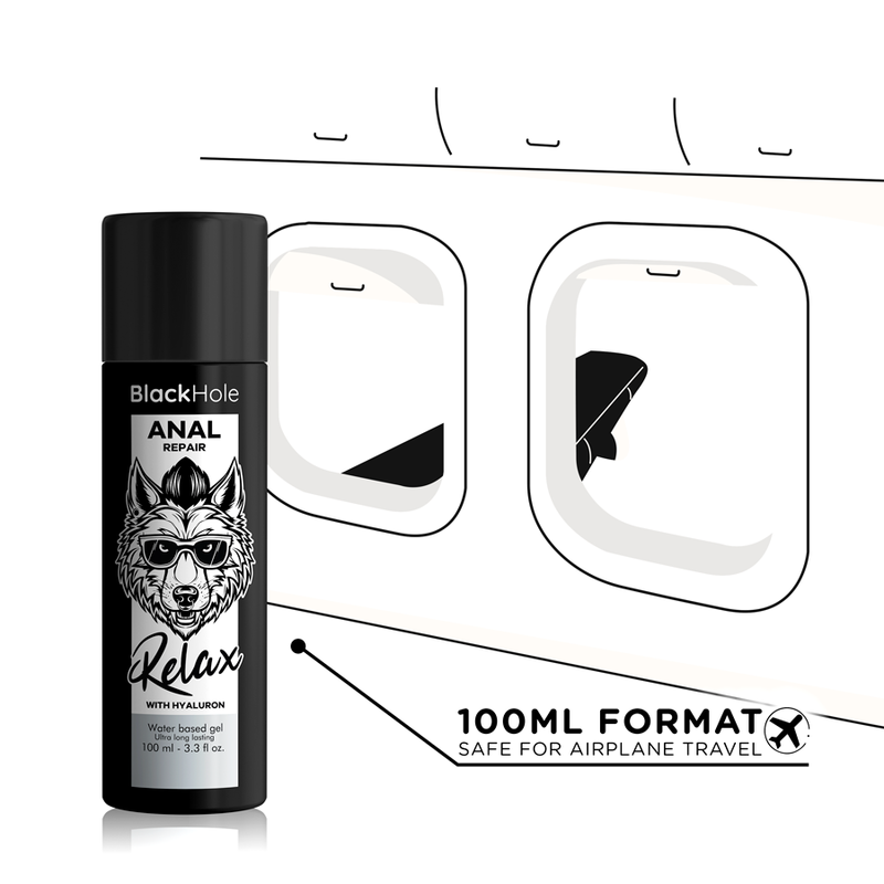 BLACK HOLE - ANAL REPAIR WATER BASED RELAX WITH HYALURON 100 ML - 6