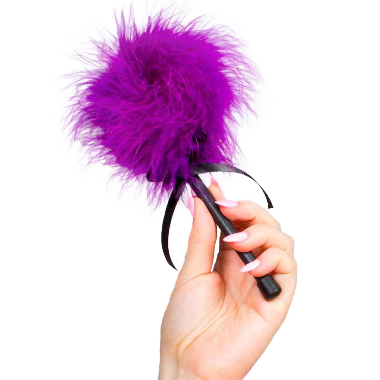 SECRETPLAY - PINK PURPLE MARABOU DUSTER - 2