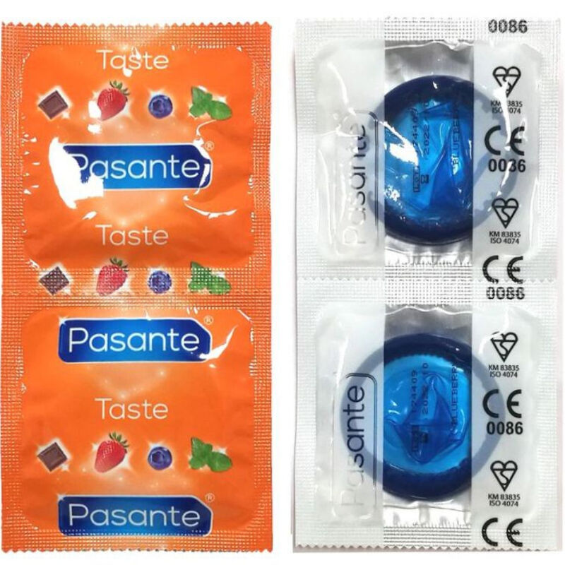 PASANTE - CONDOMS FLAVOR BLUEBERRY BAG 144 UNITS - 2