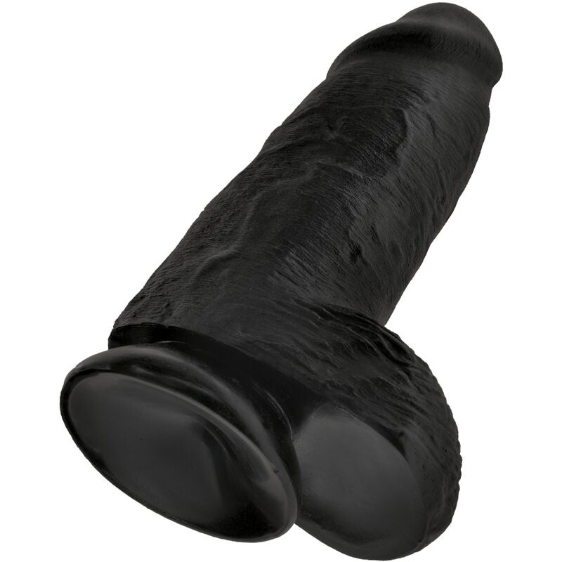KING COCK - CHUBBY REALISTIC PENIS 23 CM BLACK - 1